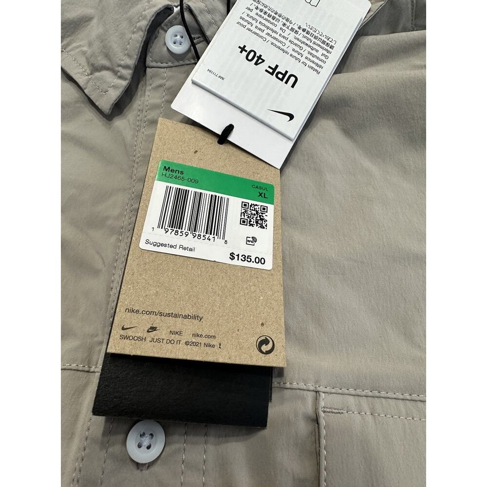 Size XL Nike ACG Orb Weaver Dri-FIT ADV UV LS Shirt Grey Men’s HJ2465-009 - Picture 3 of 5